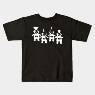 Tubby Crust / 1312 ACAB Punk Cartoon 666 (white ink) Kids T-Shirt